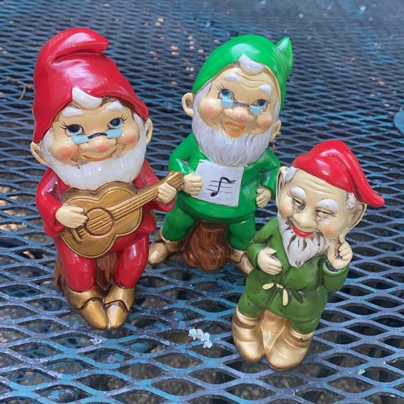 GNOMES Vintage set of 3 - Picture 5 of 7